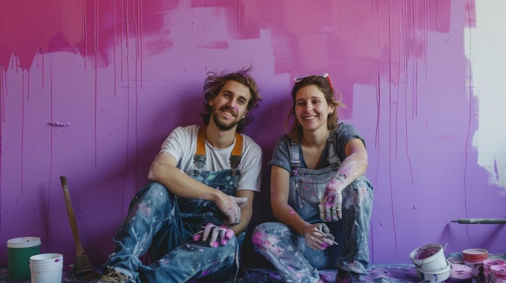klusjes met ral 4005 violet