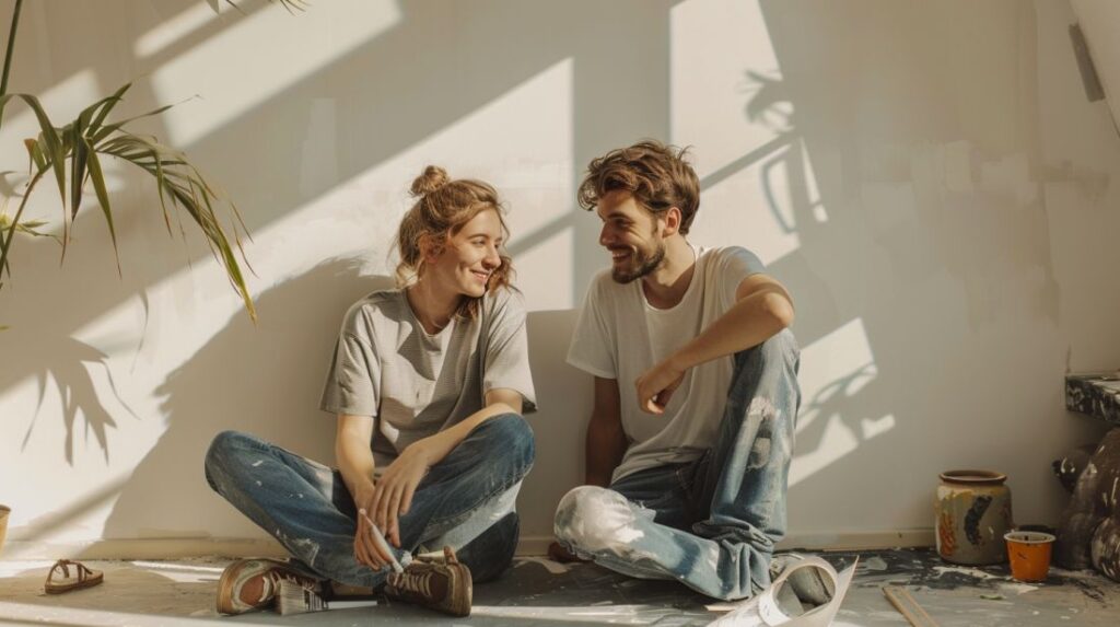 met ral 9017 klussen zwartwit