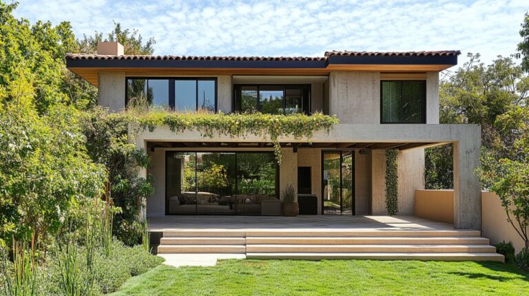 Harmonieus huis met de omgeving