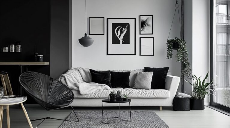 Monochrome decoratie