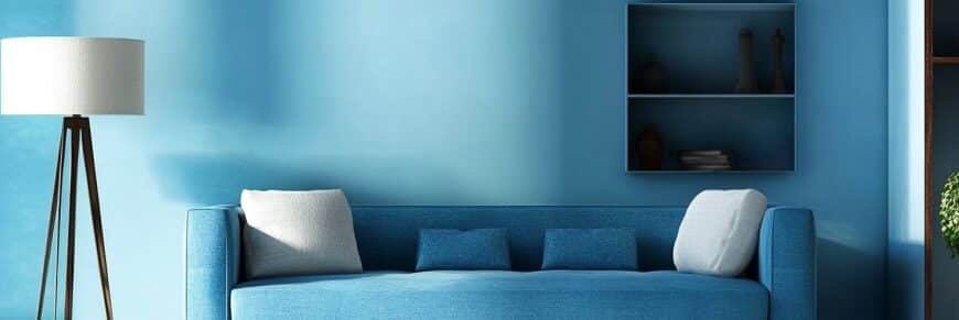 Tinten blauw om rust te brengen in uw interieur